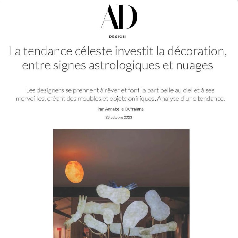 AD - La tendance céleste investit la décoration